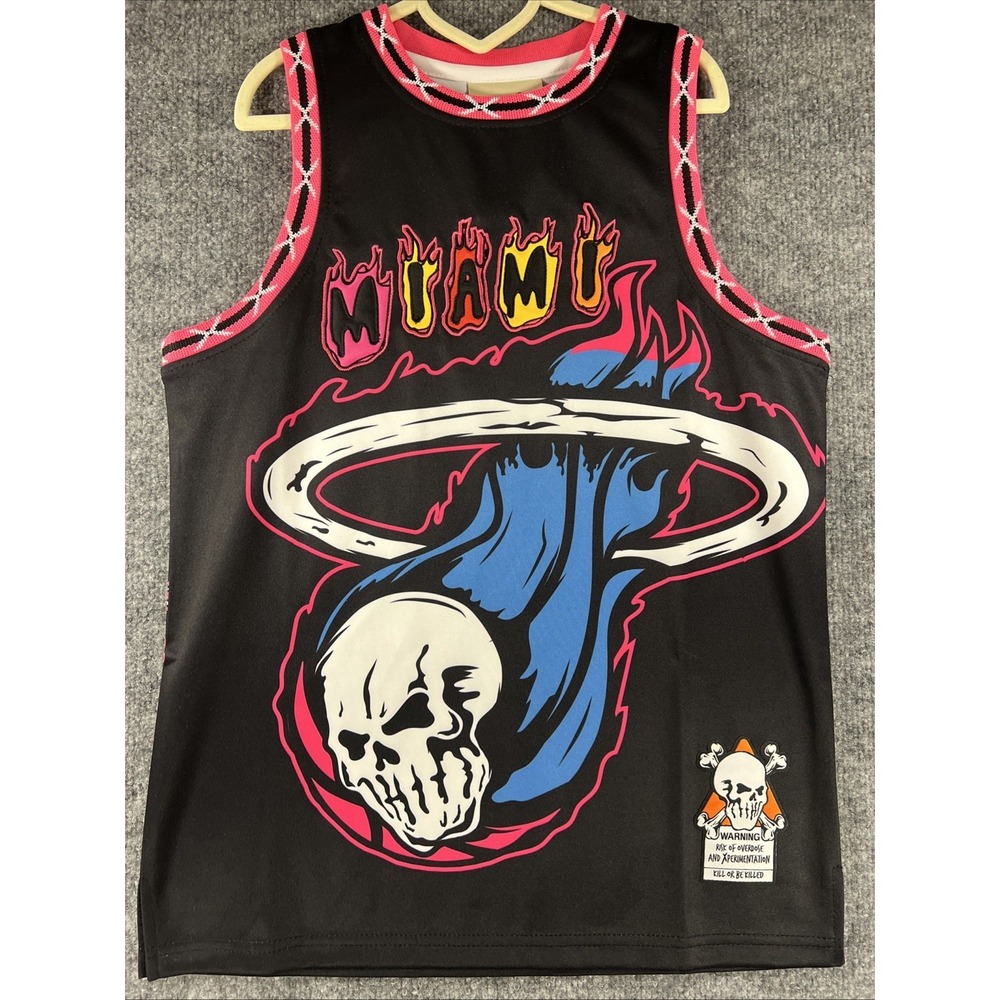 Brand X "Reapers of South Beach" Miami Jersey Youth Size Medium New With Tags